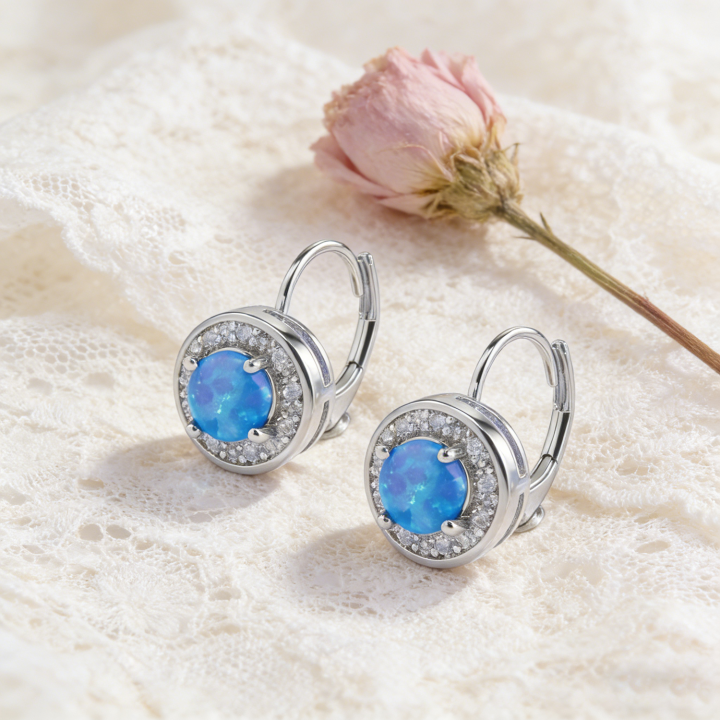Hypoallergenic%20&%20Stylish%20Elegant%20White%20Zirconia%20Blue%20Opal%20Drop%20Dangle%20Earrings,Perfect%20Birthday%20Evening%20Jewelry%20%20for%20Her%20-%20Image%204