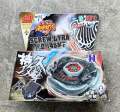 Beyblade Beyblade with shock and 4D pull strap on front cover. 