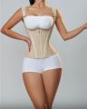 Fajas Body Shaper Shapewear Women Vest Tops Double Compression Waist Trainer Corset Adjustable Zipper and Hook-eyes.