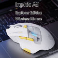 Inphic A9 Explorer V2 Wireless Gaming Mouse 500mA Battery Level Display Ergonomics Bluetooth Office Mouse For PC Laptop. 