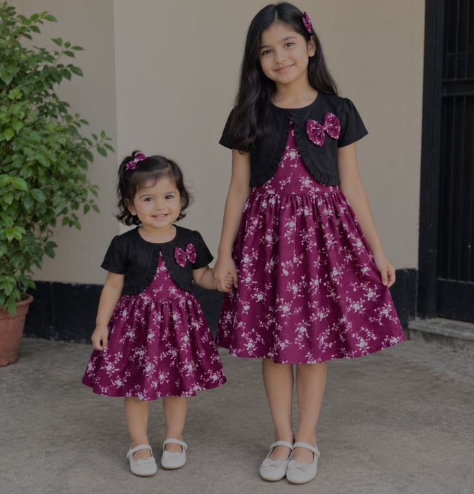 Baby Girls Frock without Pant. Summer Collection. Premium 1 Piece 1 Years-12 Years Baby Girl Clothes