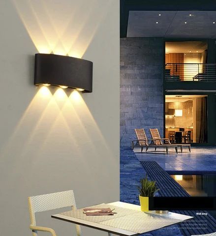 LED Wall Mounted Light, Up/Down 6watts For indoor and Outdoor Ip65