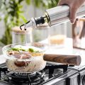 400ml/600ml Glass Milk Pot With Wooden Handle Transparent Cooking Heating Milk Soup Noodle Household Kitchen Cookware Clay Stock. 