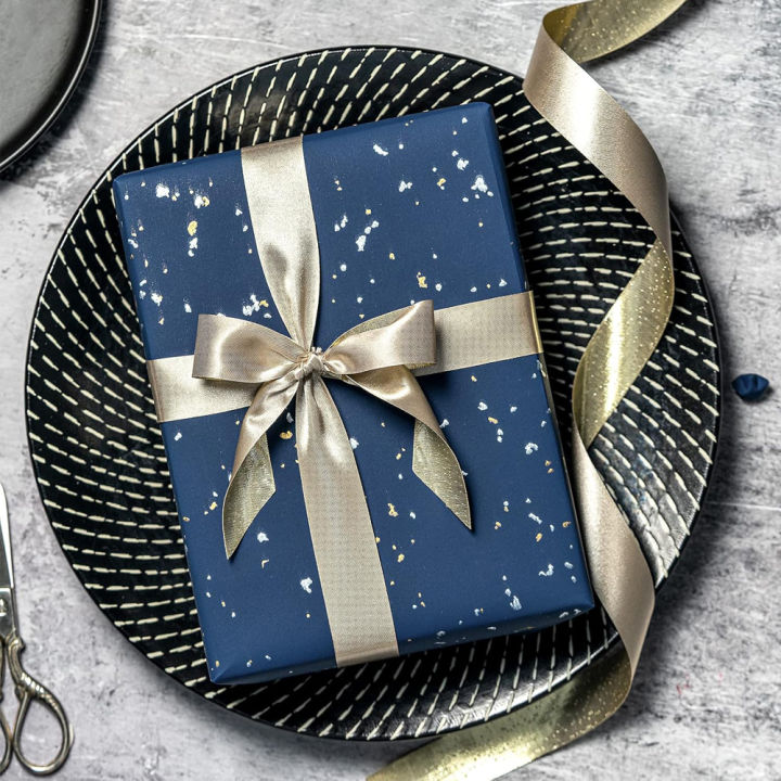 1roll%20%20Wrapping%20Paper%20Navy%20Blue%20Gold%20Foil%20%20Wrapping%20Paper%20%20Paper%20Suitable%20for%20Birthdays%20and%20Festivals%20DIY%20%20-%20Image%206