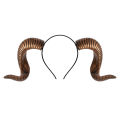 Halloween DIY Removable Devil Horns Hairband Costume Accessory Gothic Party Headpiece Cosplay Witch Craft Headgear. 