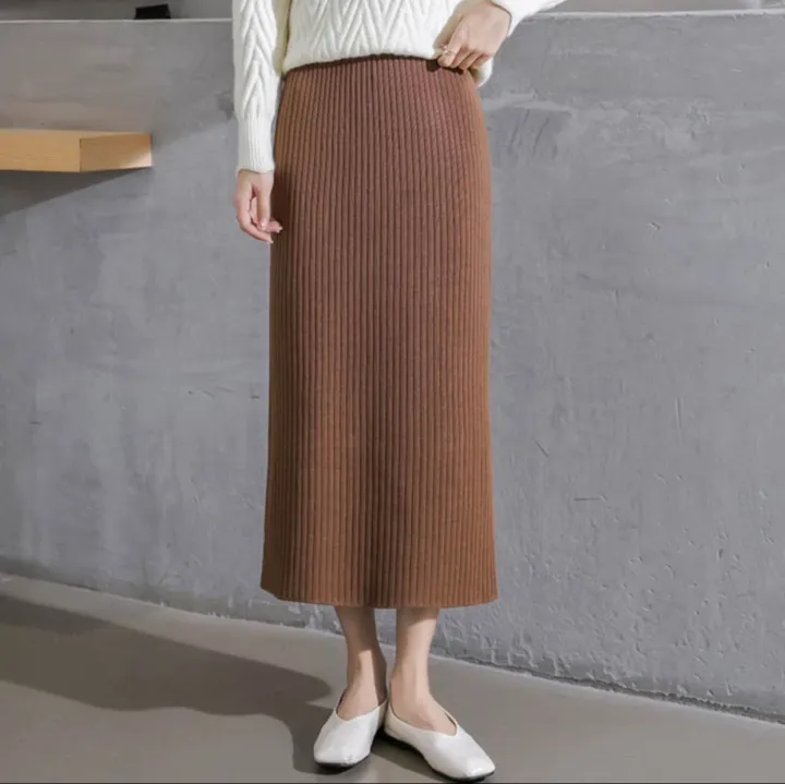 New%20Woolen%20Long%20Skirt%20For%20Women%20-%20Image%202