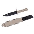 Rubber Knife Training with Sheath, Fake plastic dagger, Flexible and Soft Fixed Blade Suitable for props, Halloween martial arts. 