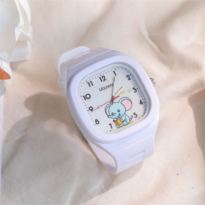 New Cute Luminous Watch Fashion Sports Watch for Girls Students Luminous Watch Ins Popular Kids Watch Pink Electronic Watch