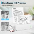 Portable Mini A4 Printer No Ink Printing A4
Thermal Printer for Phone PC Tattoo Transfer Printer or 5PK Thermal Paper Rolls. 