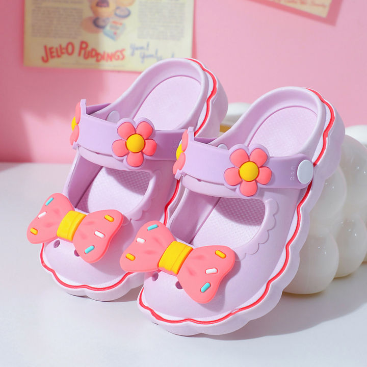 Summer%203-8year%20Kids%20Mules%20&%20Clogs%20Children%20Sandals%20Girls%20Garden%20Shoes%20Flowers%20Slippers%20Solid%20Soft%20Sole%20Beach%20Princess%20Sandalias%20-%20Image%203
