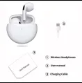 Original Air Pro 6 TWS Wireless Bluetooth. 