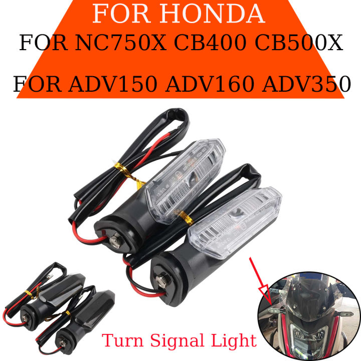 LED Turn Signal Light For HONDA CB500X CB500F CBR 600RR 650R ADV150 CRF250L CRF300L NC 700 Motorcycle Indicator Blinker Flasher