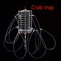 8 Rings Catching Tool Stainless Steel Durable Bait Cage Nylon Thread Fish Cage Feeder Crab Lobster Shrimp Crayfish. 