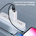 Xiaomi Mi 67W GaN 1C1A Smart Fast Charger Dual Port USB-A/USB-C High-Power Wall Charger For Phone/Tablet/Laptop/Watch. 