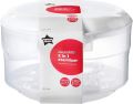 Tommee Tippee Essentials 2 in 1 Cold Water and Microwave Baby Bottle Sterilizer, 4-Minute Sterilisation Cycle. 