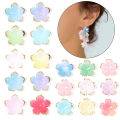 50pcs 18/23mm Flower Petals Acrylic Loose Spacer Beads For Jewelry Making Diy Necklace Bracelet Earring Handmade Accessories.