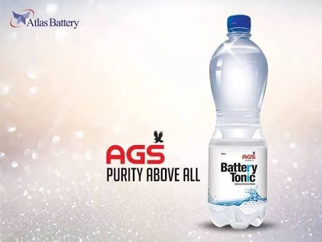 battery water Ags battery tonic  1 liter 6 bottel pack