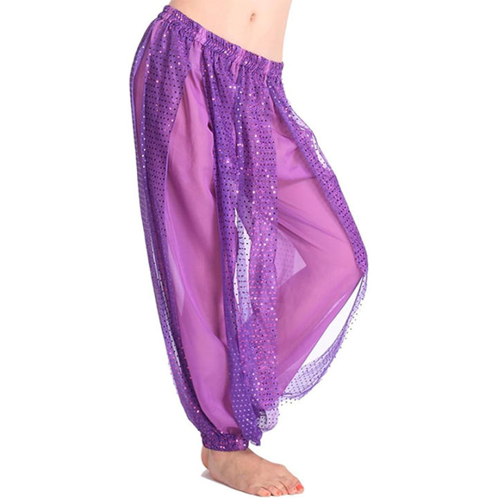 Chiffon%20Belly%20Dance%20Harem%20Pants%20Arabic%20Halloween%20Lantern%20Shiny%20Sequins%20Pants%20Fancy%20Pants%20%20Bloomers%20Trousers%20%20For%20Dancing%20Women%20-%20Image%205