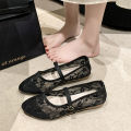 2024 New Women Flats Shoes Summer Ballet Flats Fashion Bow Women Shoes Slip on Sweet Hollow Flat Shoes Female Zapatos De Mujer.