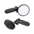 SEAMETAL Motorcycle Handlebar Rearview Mirror Handlebar Extended Rear View Mirror Blind Spot Wide View Safety Adjustable Mirror.