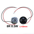 1X 8 Ohm 8R 0.5W Mini Ultra-thin Horn Speaker Diameter 20mm 23mm 28mm 30mm 36mm 40mm 50mm 57mm Loudspeaker W/ P2.0 Termina Wire. 
