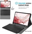 Keyboard Case for Samsung Galaxy Tab S7 11-inch (2020) – Slim & Lightweight Protective Cover – Magnetic Wireless Keyboard – Adjustable Stand & S-Pen Holder – Compatible with SM-T870/T875/T878 – Black. 