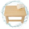 Wooden Bathroom Stool Non-Slip Adult Wooden Bath Seat Waterproof Bathtub Spa Wood Shower Stool Multifunction Living Room Bedroom Change Shoes Stool. 