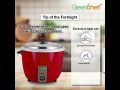INDIAN PRESTIGE RICE COOKER 1.8 LITER CAPACITY DOUBLE  POT FULL BODY GLASS LID. 
