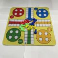 Plastic Flying Chess Ludo With Mouse Pad Chessboard 24cm Set About 110g. 