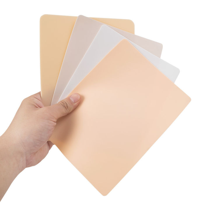 3 color Blank Tattoo Practice Skin Tattoo Skin Practice Double Sides Tattoo Skin Microblading Eyebrow Fake Skin Sheet