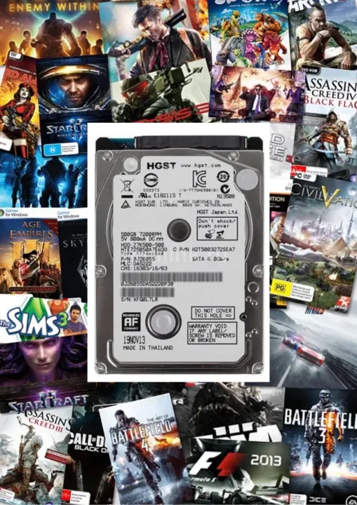 Dekstop pc Hard disk with latest games (Dekstop HDD)