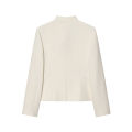 Nlzgmsj 2026 Spring Women New Fashion Long Sleeves Button With Pocket Decoration Blazer Women Elegant Hight Street Top.