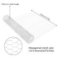 Metal Wire Netting Chicken Rabbit Poultry Fence Netting Crop Protection Net Hexagonal Galvanized Mesh Farm Garden Accessories. 