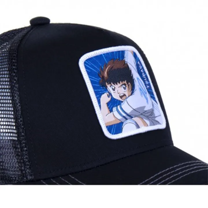 Anime%20Captain%20Tsubasa%20Baseball%20Cap%20Captain%20Cartoon%20Embroidered%20Mesh%20Cap%20Unisex%20Adjustable%20Duckbill%20Cap%20Sun%20Hat%20-%20Image%205