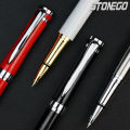 STONEGO Classic Metal Signature Pen, Retractable Roller Ball Pens Office Luxury Metal Signature Pen Fine Point (0.5mm). 
