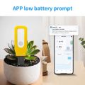 WiFi Soil Monitor Tuya Smart Temperature and Humidity Sensor Smart Life Real-time Monitoring Garden Automation Low Battery Alert. 