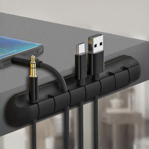 Bilashmart Floveme Cable Clip Self Adhesive Cable Organizer Wire Holder Cable Clamp Multiple Cable Management Tool For Home & Office