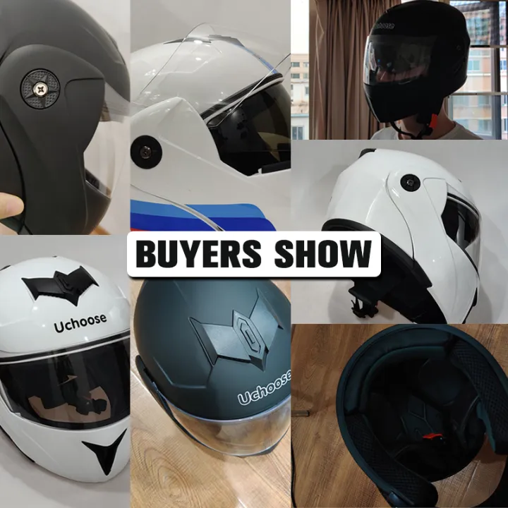 Uchoose%20DOT%20Certification%20Motorcycle%20Helmet%20Double%20Lens%20Cross%20Section%20Safety%20Helmet%20Modular%20Flip%20Helm%20Unisex%20Helmet%20With%20Visor%20-%20Image%203