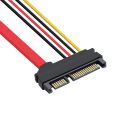 ​​SAS to SATA Cable SFF-8482 29Pin to 22Pin HDD Raid Extension with 15Pin SATA Power Port for Hard Disk Drive​. 