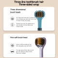 3D Manual Toothbrush 2/4pcs Three sided U-shaped Soft Toothbrush for Comprehensive Oral Cleaning for Adults,Couples, Families. 