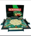 Scrabble game word board game. 