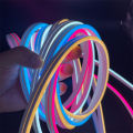 Neon LED Strip Battery Operated, 9Colors Neon Rope Lights With Battery Box Flexible DIY Design for Glow Neon Party Birthday. 