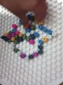 Apple shape Beads Board- peg board-pin board-for kids -creative game. 