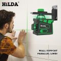 Laser Level 12 Lines 3D Self-Leveling 360 Horizontal And Vertical Cross Super Powerful Green Laser Beam Line. 