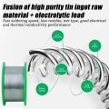 Lead-free Solder Wire Sn99.3/Cu0.7 High Purity Soldering Wire Roll for Electronic Repair Environmental Protection tin Wire Flux.