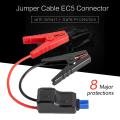 Jump Starter Cable with Clamps Booster Cable with EC5 Plug Connector and Prevent Reverse Charge Module for Car Jump Starter. 