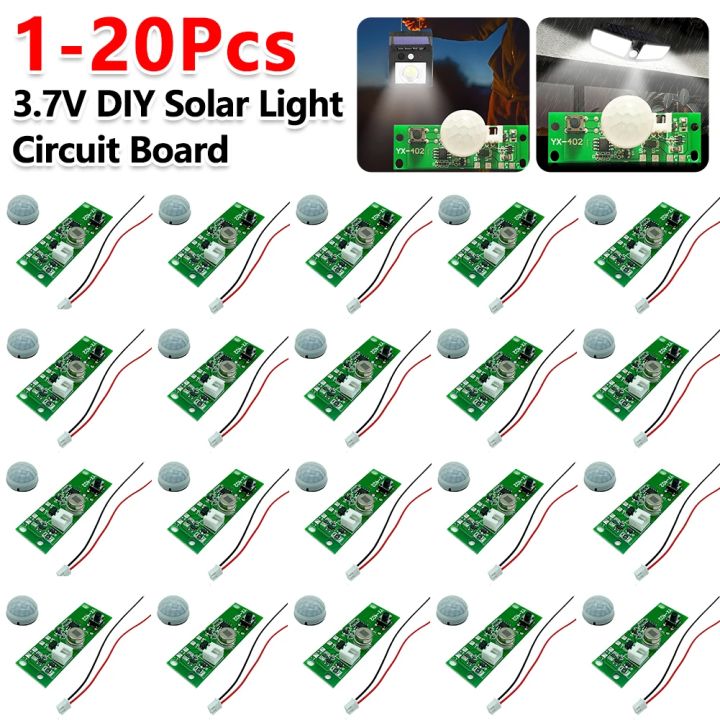 20-1Pcs%203.7V%20DIY%20Solar%20Light%20Circuit%20Board%20Control%20Sensor%20Module%20Garden%20Night%20Light%20Controller%20Infrared%20Solar%20Lamp%20Panel%20Kits%20-%20Image%202