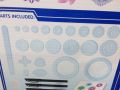 painting designer . spiral art . spirograph . Educational toys for kids multicolor safe. Plastic material for kids multicolor safe.. 