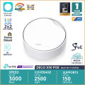 TP-Link Deco X50-PoE AX3000 PoE Mesh WiFi System - Ceiling/Wall-Mountable WiFi 6 Mesh, Replacing WiFi Router, Access Point and Range Extender, PoE-Powered, 2 x 2.5G Ports.