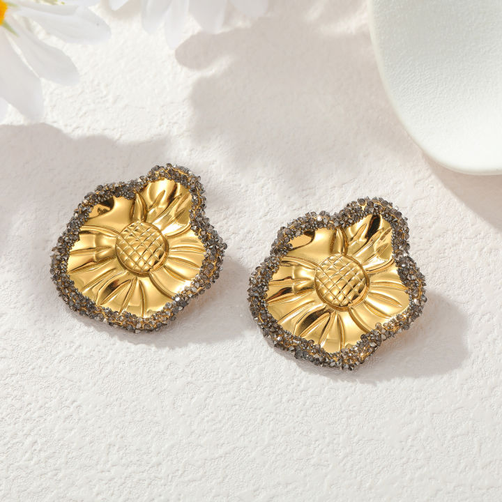 Kissmoon%20Fashion%20Exaggerated%20Flower%20Earrings%20for%20Women%20Girl%20Stainless%20Steel%20Shiny%20Stone-Edged%20Flower%20Earring%20Trendy%20Jewelry%20-%20Image%204